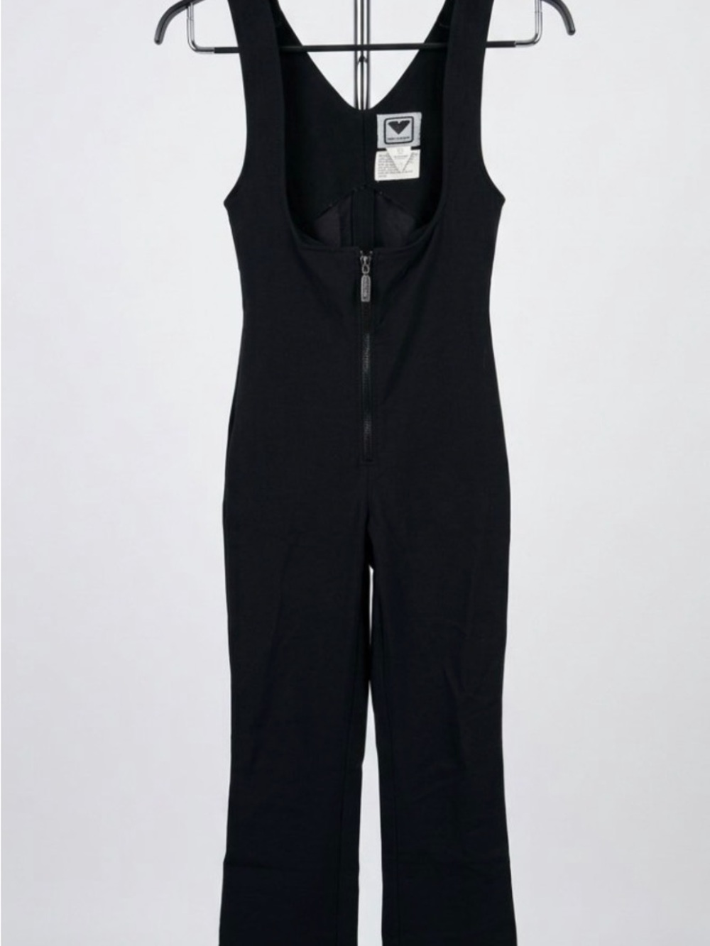 Vintage Obermeyer women’s size 6 Black Zipper-Front One-Piece ski bibs pant